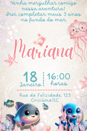 Tema Fundo do Mar